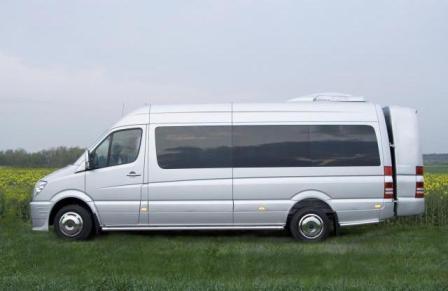 Bus rental Norge, Norway Mercedes Benz Sprinter Lux TOP Business class